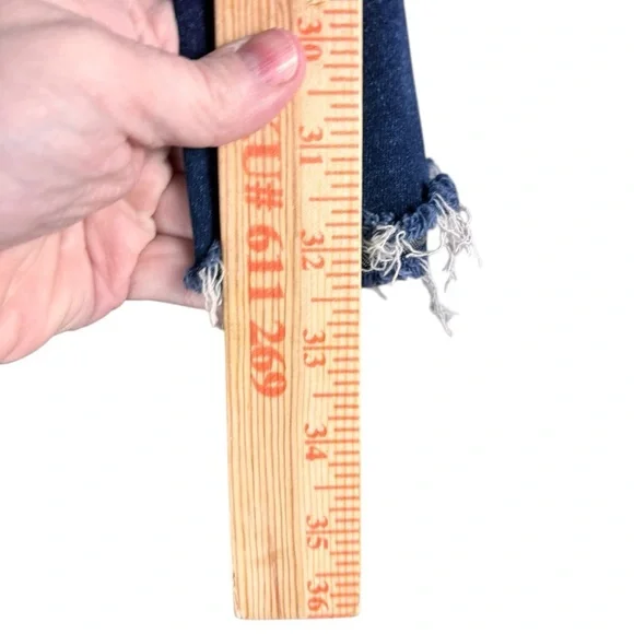 Free People We The Free CRVY Stretch High-Rise Lace-Up Flare Jeans Women’s Sz 27 - Picture 10 of 15